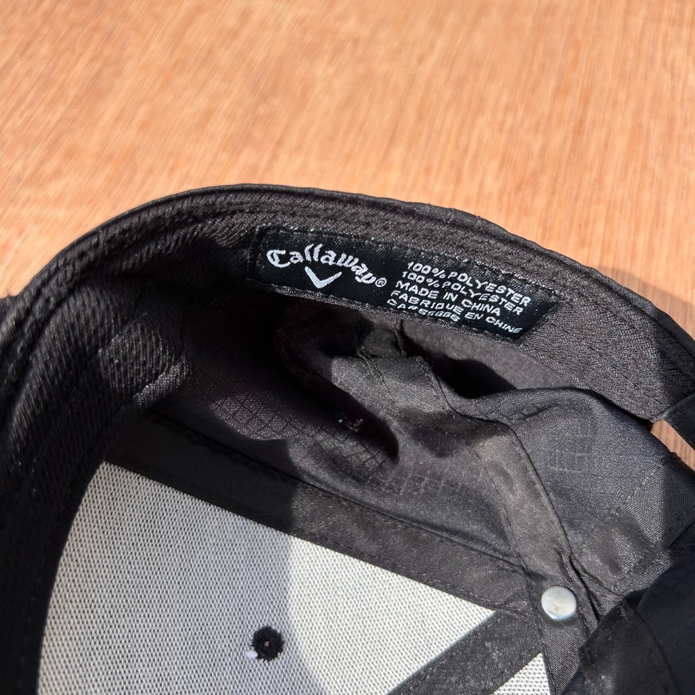 Callaway Hat Golf Cap Mens OSFA Black Athletic Sporty - Picture 8 of 8